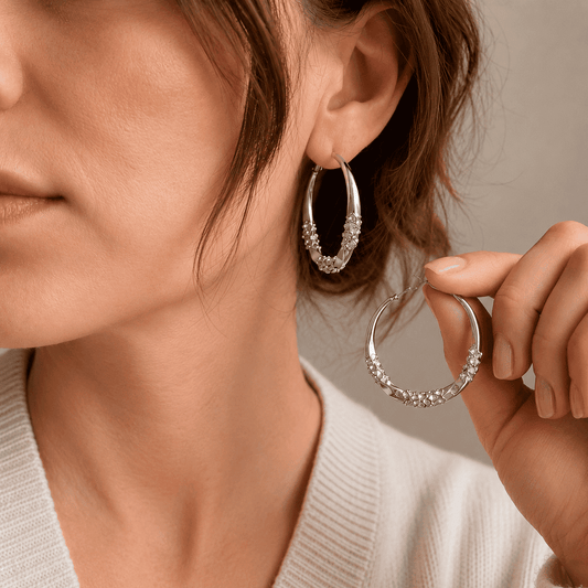 Aretes de Luz - Amelia Joyería