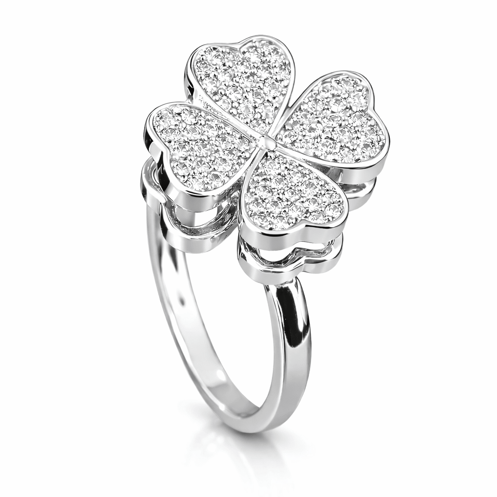 Anillo Trébol de la Buena Suerte - Amelia Joyería