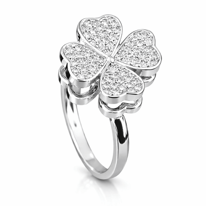 Anillo Trébol de la Buena Suerte - Amelia Joyería
