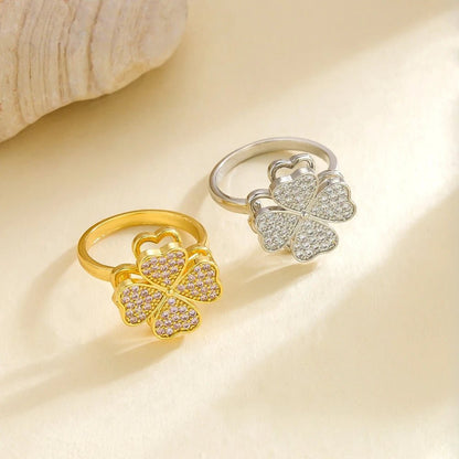 Anillo Trébol de la Buena Suerte - Amelia Joyería