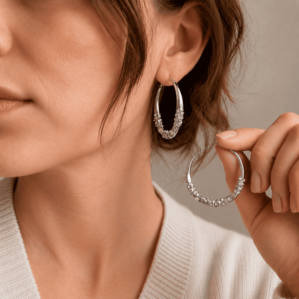 Aretes Aros de Luz 2x1