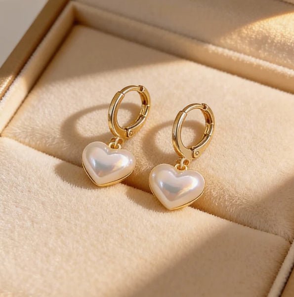 ARETES CORAZÓN - Amelia Joyería