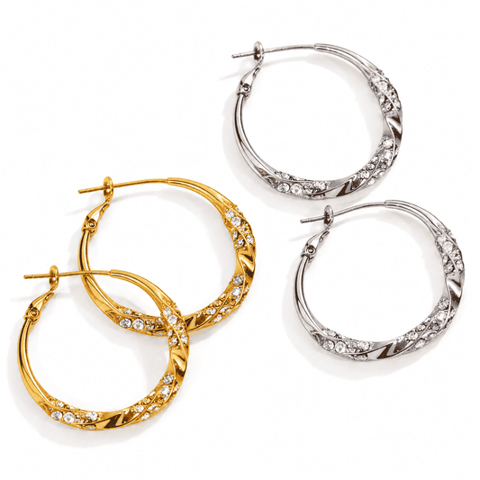 Aretes de Luz - Amelia Joyería