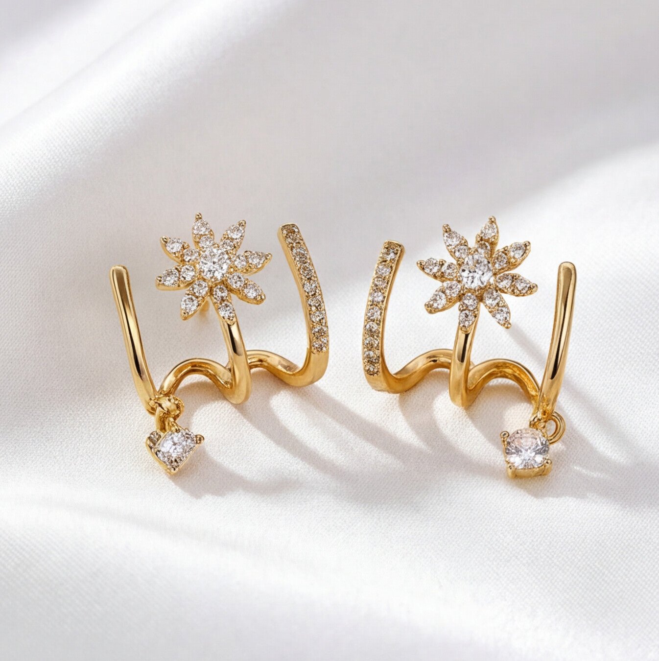 Aretes Garra - Amelia Joyería