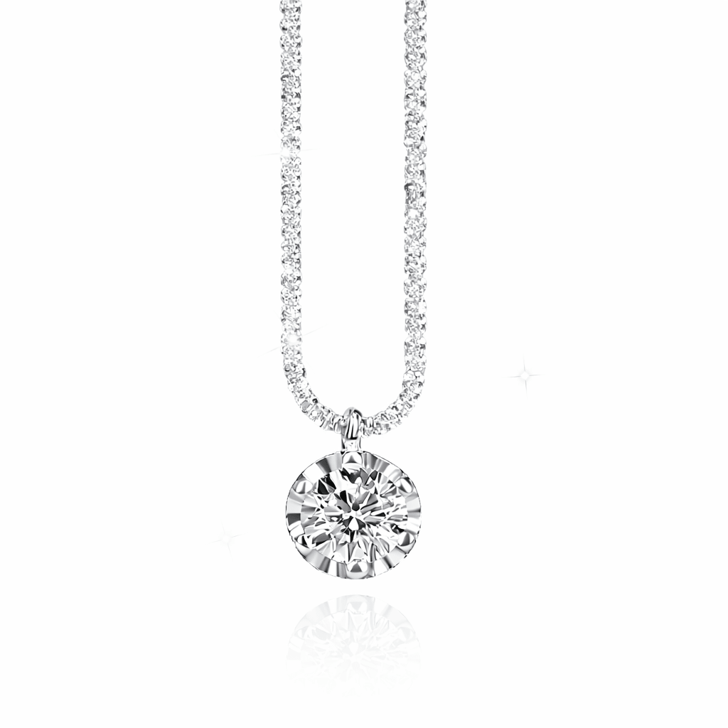 Collar Luz — Colgante Circonita - Amelia Joyería