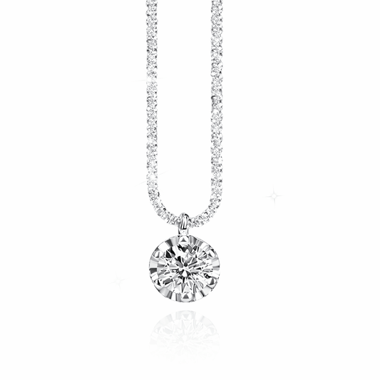 Collar Luz — Colgante Circonita - Amelia Joyería