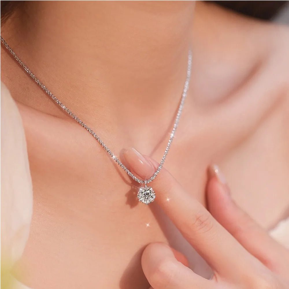 Collar Luz — Colgante Circonita - Amelia Joyería