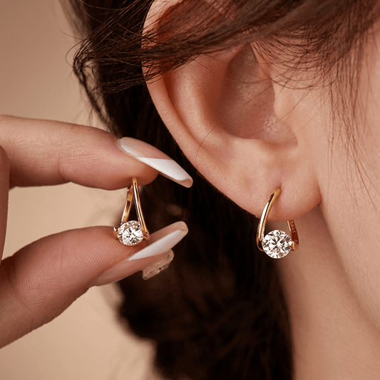 Pendientes de Circonita - Amelia Joyería