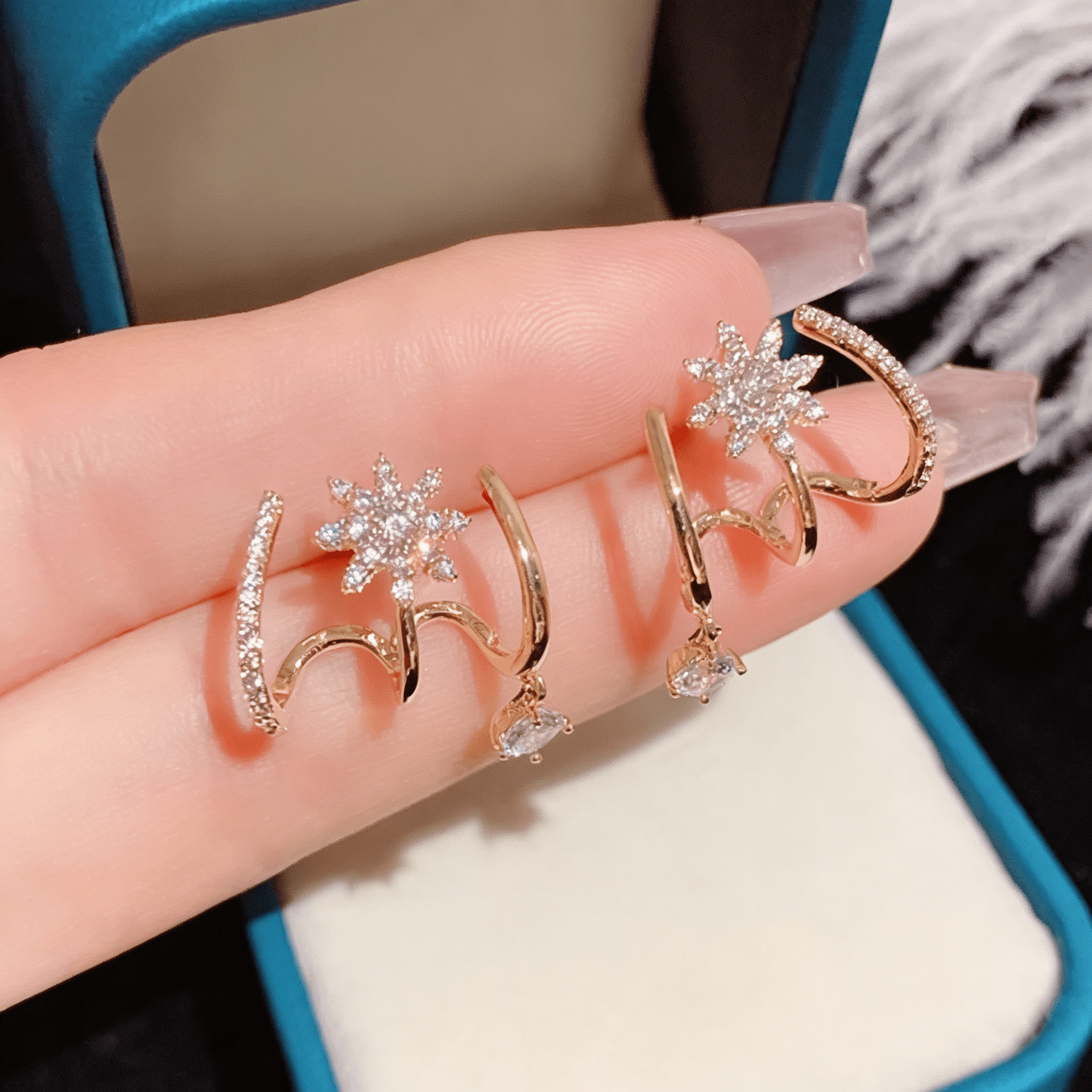 Pendientes de Garra - Amelia Joyería