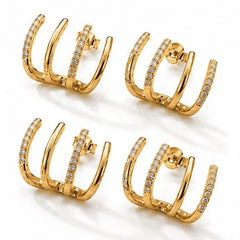 2 aretes Oro