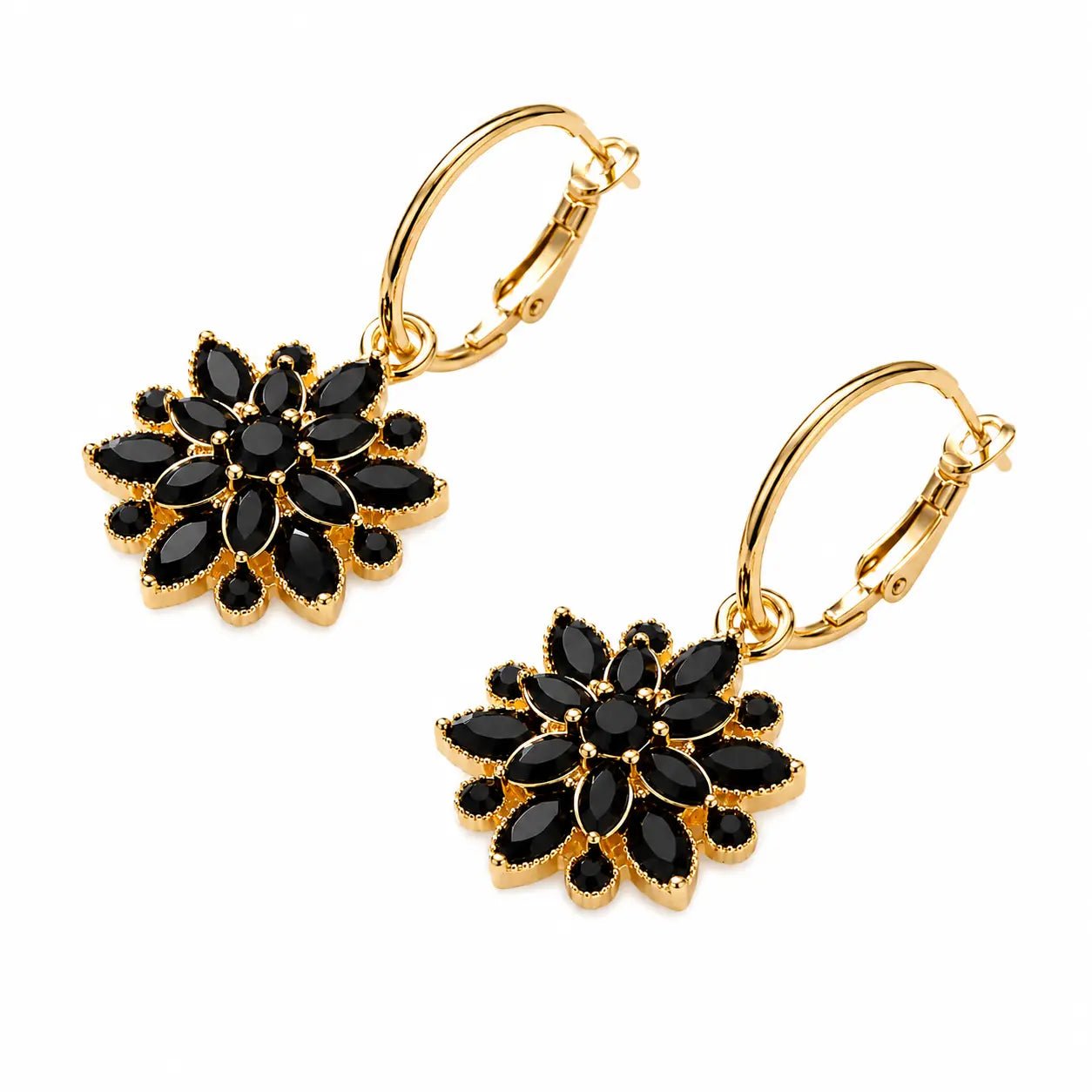 PROMOCIÓN 2x1 ARETES FLOR NEGRA🎁 - Amelia Joyería