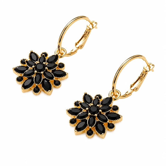 PROMOCIÓN 2x1 ARETES FLOR NEGRA🎁 - Amelia Joyería