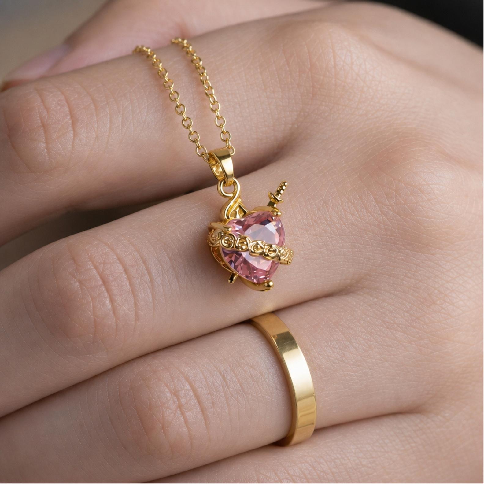 PROMOCIÓN 2x1 Cadena Corazón Santo🎁 - Amelia Joyería