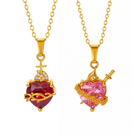 PROMOCIÓN 2x1 Cadena Corazón Santo🎁 - Amelia Joyería
