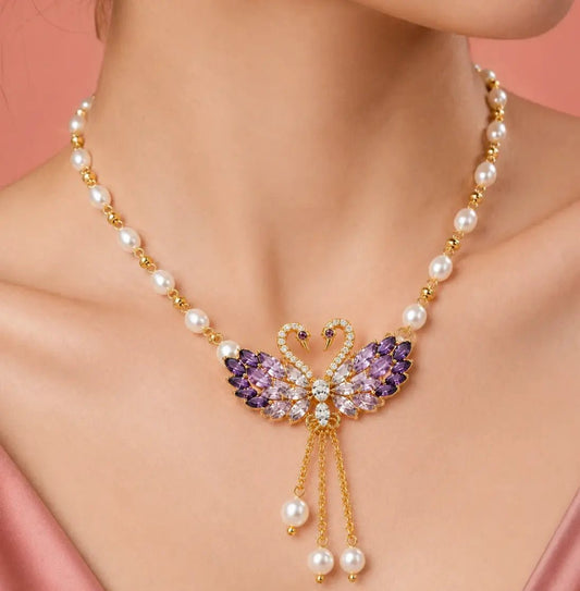 PROMOCIÓN 2x1 - COLGANTE CISNES🎁 - Amelia Joyería